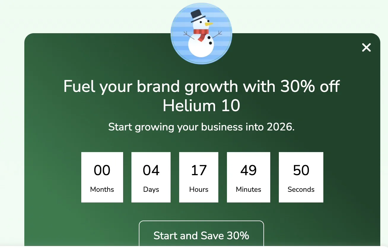 Helium10 Winter Sale 2025