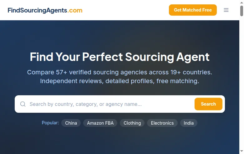 findsourcingagents.com – Internationales Sourcing-Agent-Verzeichnis