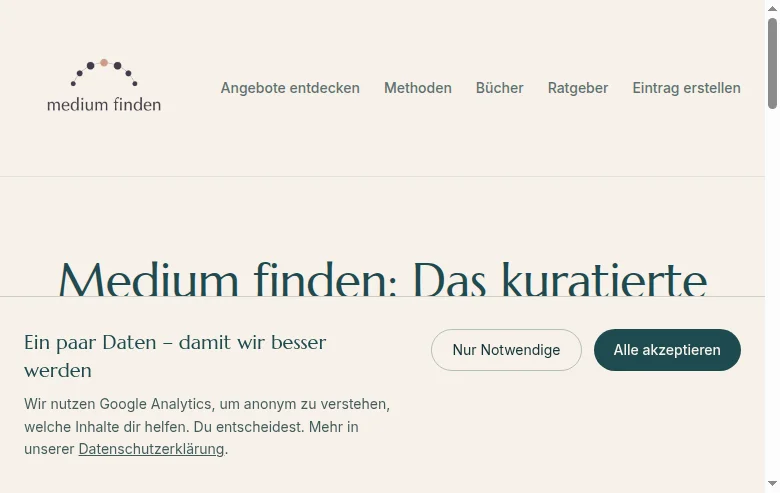 medium-finden.de – Agentur- und Medien-Verzeichnis mit Directus-Backend